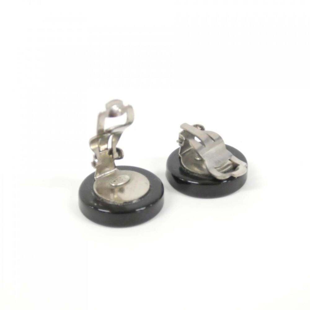 CHANEL Authentic Black Earrings - Picture 3 of 3